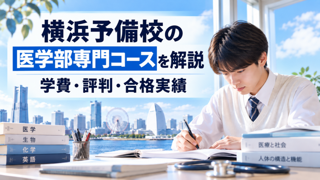 横浜予備校の医学部専門コースを解説｜学費・評判・合格実績