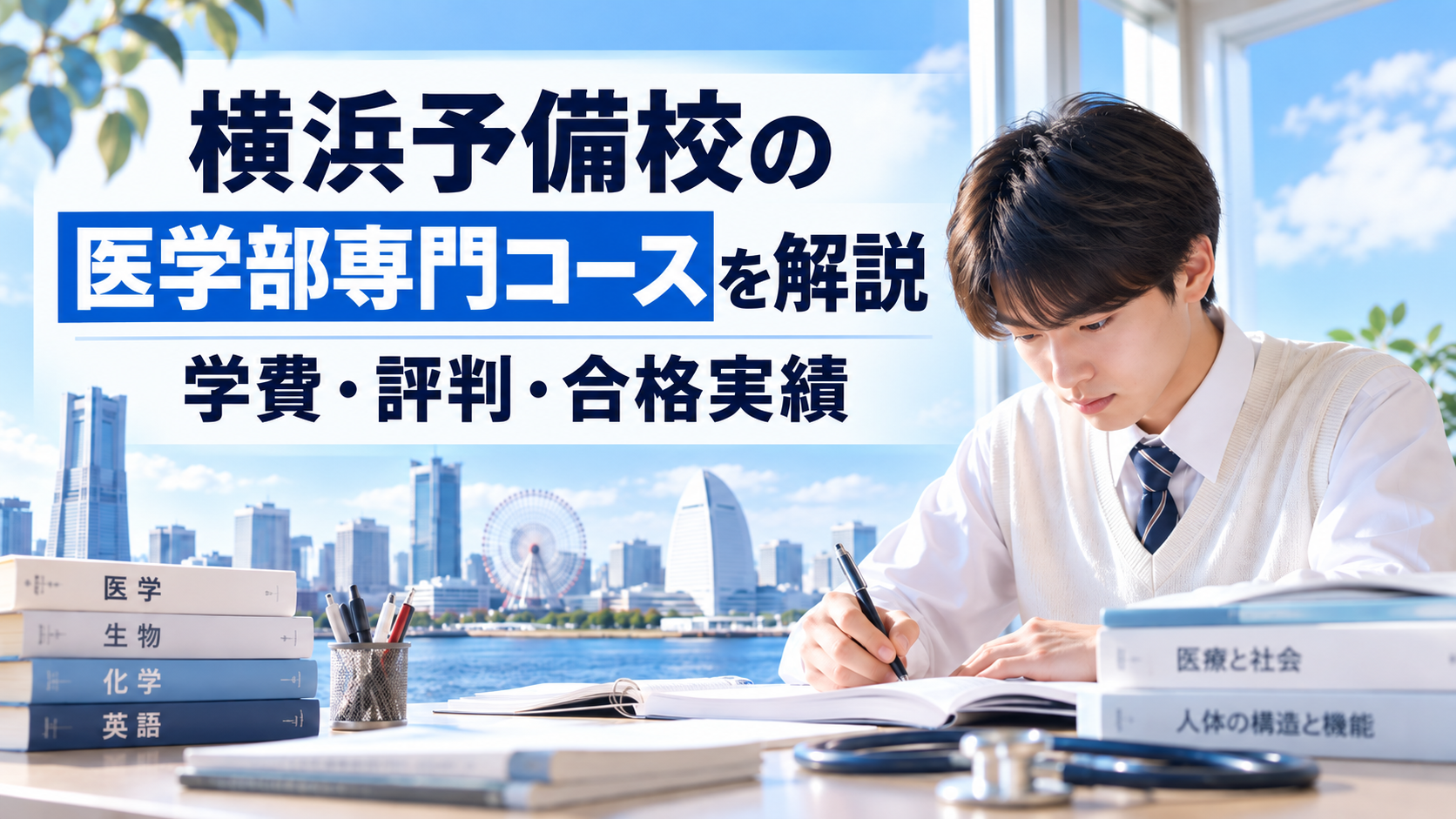 横浜予備校の医学部専門コースを解説｜学費・評判・合格実績